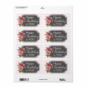 Vintage Rose Geburtsstempel (Vorne)