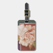 VINTAGE ROSE GEPÄCKANHÄNGER (Vorderseite vertikal)