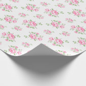 Vintage Rose Geschenkpapier (Ecke)