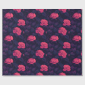 Vintage Rose Geschenkpapier (Flach)