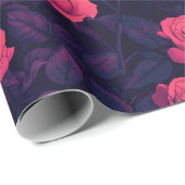 Vintage Rose Geschenkpapier (Rolleneckpunkt)