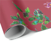 Vintage Rose Geschenkpapier (Rolleneckpunkt)