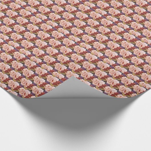 VINTAGE ROSE GESCHENKPAPIER (Ecke)