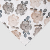 Vintage Rose Geschenkwrap mit metallischem Muster Seidenpapier (Ausschnitt)