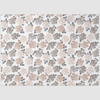 Vintage Rose Geschenkwrap mit metallischem Muster Seidenpapier