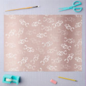 Vintage Rose Gold Damask Muster Seidenpapier (Basteln)