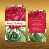 Vintage Rose Gold Hübsch Rosa Visitenkarte