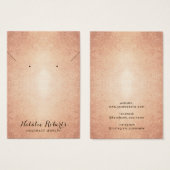 Vintage Rose Gold Schmuck mit Necklace Display (Vorne & Hinten)