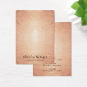 Vintage Rose Gold Schmuck mit Necklace Display (Schreibtisch)