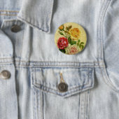 Vintage Rose Grunge Button (Beispiel)