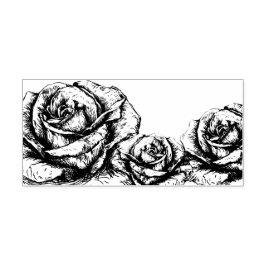 Vintage Rose Gummistempel