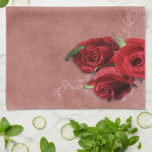Vintage Rose Handtuch (Gefaltet)