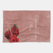 Vintage Rose Handtuch (Horizontal)