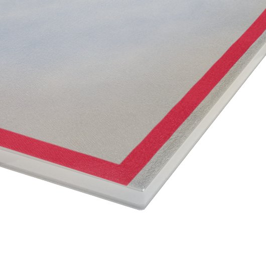 Vintage Rose Herz Schneidebrett (Ecke)