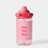 Vintage Rose Herz Trinkflasche (Rückseite)