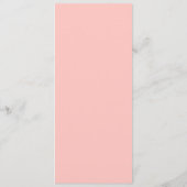 Vintage Rose Hochzeitmenükarten Menükarte (Rückseite)