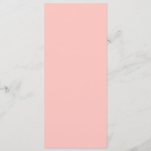 Vintage Rose Hochzeitmenükarten Menükarte (Rückseite)