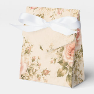 Vintage-Rosé-Hochzeitsgunst-Box Geschenkschachtel