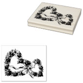 Vintage Rose hören Blumenkranz Hübsch Hochzeit Gummistempel (Stempel)