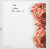 Vintage Rose I Briefkopf (Vorne/Hinten)