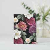 Vintage Rose Illustration Art (Stehend Vorderseite)