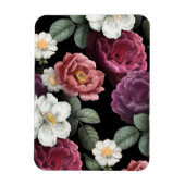 Vintage Rose Illustration Art Magnet (Vertikal)