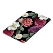 Vintage Rose Illustration Art Magnet (Linke Seite)