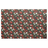 Vintage Rose in Rot und Weiß Stoff (Yard (91,4 cm))