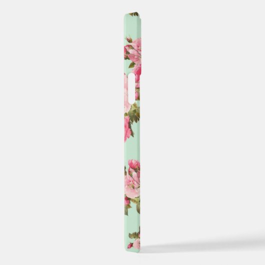 Vintage Rose iPhone Hülle (Rechte Seite)