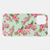 Vintage Rose iPhone Hülle (Rückseite (Horizontal))