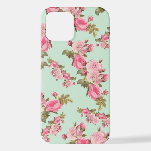 Vintage Rose iPhone Hülle (Rückseite)