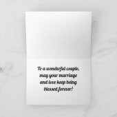 Vintage Rose Jubiläumskarte Karte (Innenseite)