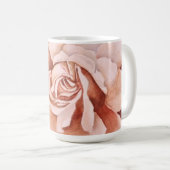 VINTAGE ROSE KAFFEE TASSE (VorderseiteRechts)