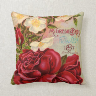 Vintage Rose Katalog Cover American MoJo Pillow Kissen