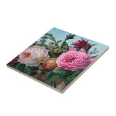 Vintage Rose Keramik Tile Fliese (Seite)
