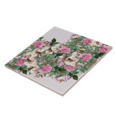 Vintage Rose Keramik Tile Fliese (Seite)