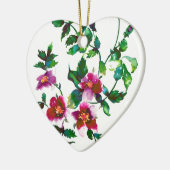 Vintage Rose Keramikornament (Links)