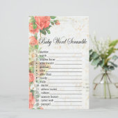 Vintage Rose Kinderspiel (Stehend Vorderseite)