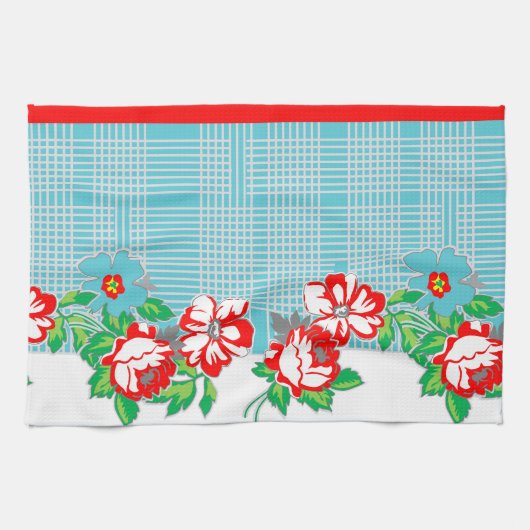 Vintage Rose Küchentuch (Horizontal)