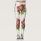 Vintage Rose Leggings (Vorderseite)