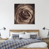 Vintage Rose Leinwanddruck (Insitu (Schlafzimmer))
