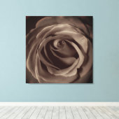 Vintage Rose Leinwanddruck (Insitu (Holzboden))