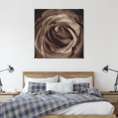 Vintage Rose Leinwanddruck (Insitu (Schlafzimmer))