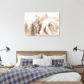Vintage Rose Leinwanddruck (Insitu (Schlafzimmer))
