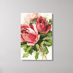 Vintage Rose Leinwanddruck