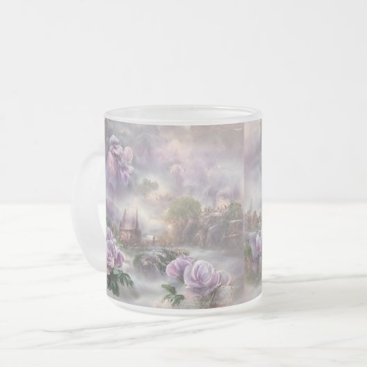 Vintage Rose Mattglastasse (Vorderseite Links)