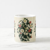 Vintage Rose mit Blumen, antiken Garten Blume Kaffeetasse (Mittel)