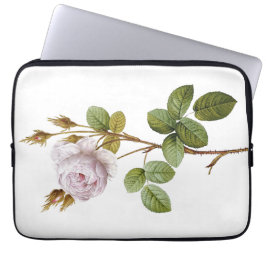 Vintage Rose mit Blüten und Thorny Stem Botanische Laptopschutzhülle