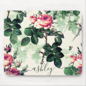Vintage Rose Mousepad (Vorne)