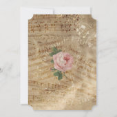 Vintage Rose - Musikstiftungen Einladung (Rückseite)